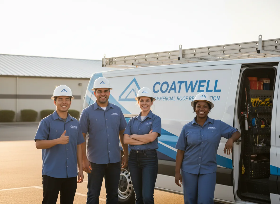 Commercial roof coating company in Harmony, MN